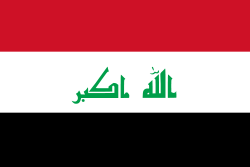 Iraks flagga.
